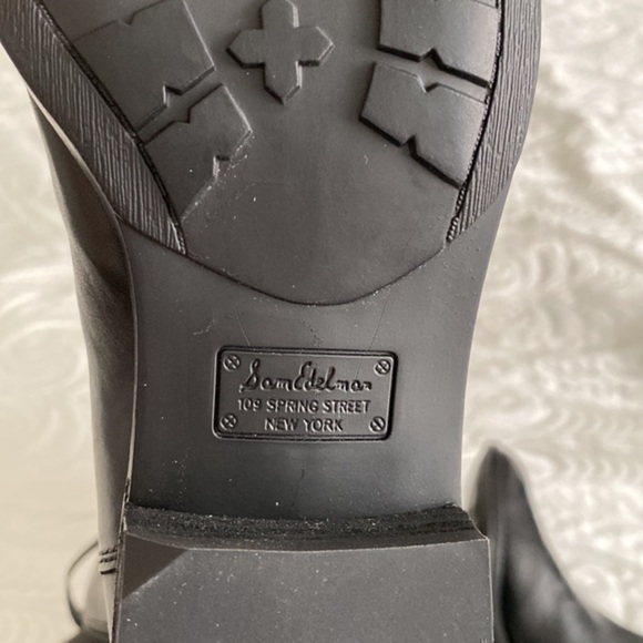 Sam Edelman black Knee-High Leather Riding Boots - Picture 10 of 12